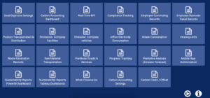 Carbon accounting ERP