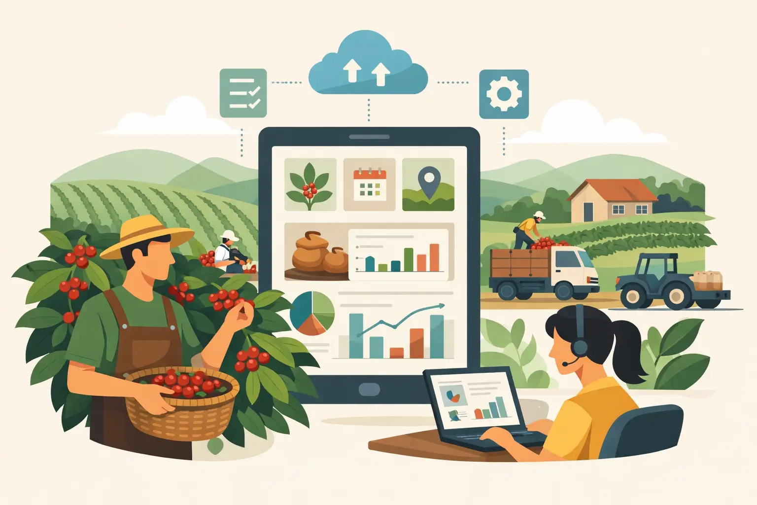 Coffee Plantation Harvest Management Software