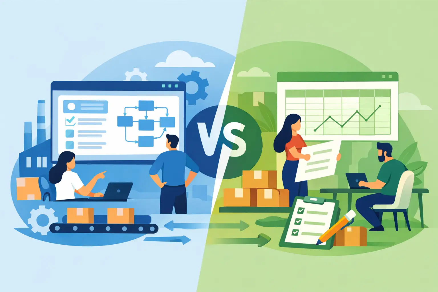 MRP vs Spreadsheet Planning for Growing Teams