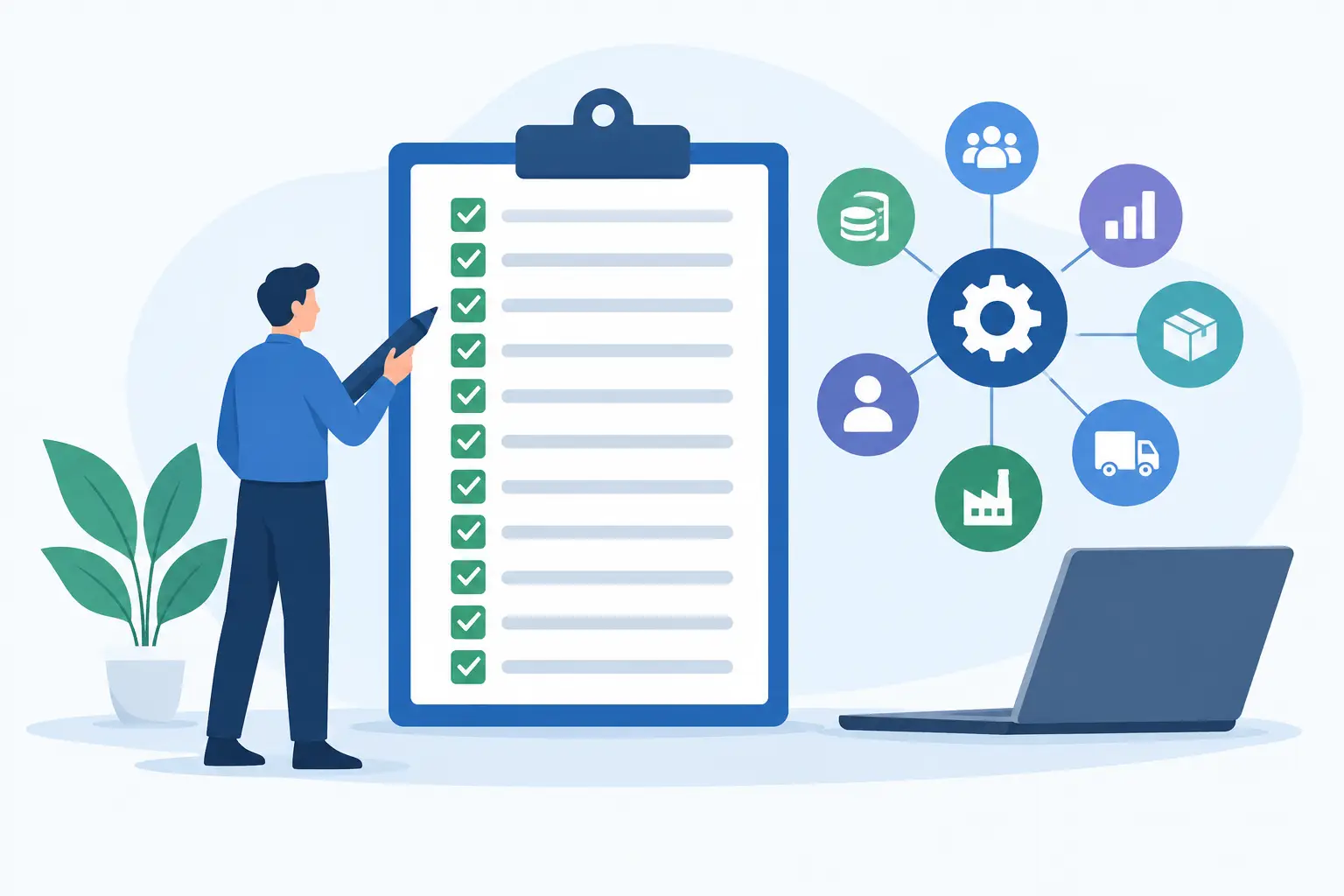 12 Steps in the Best ERP Implementation Checklist