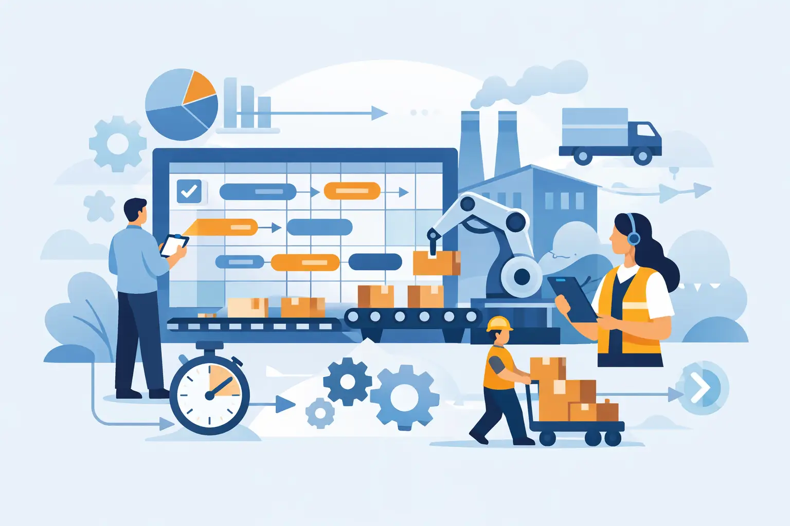 Production Scheduling That Keeps Work Moving