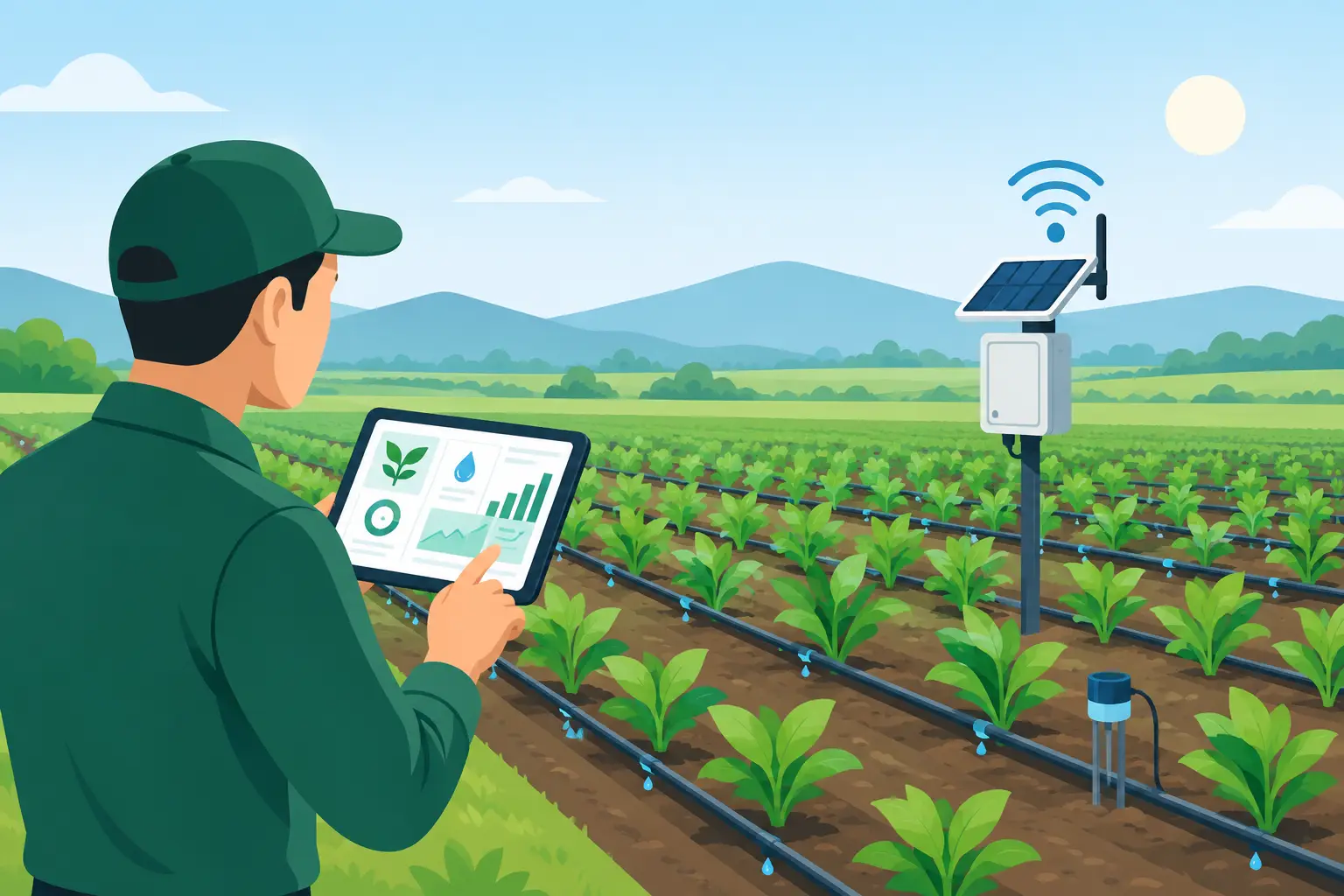 Plantation Irrigation Monitoring for Better Control